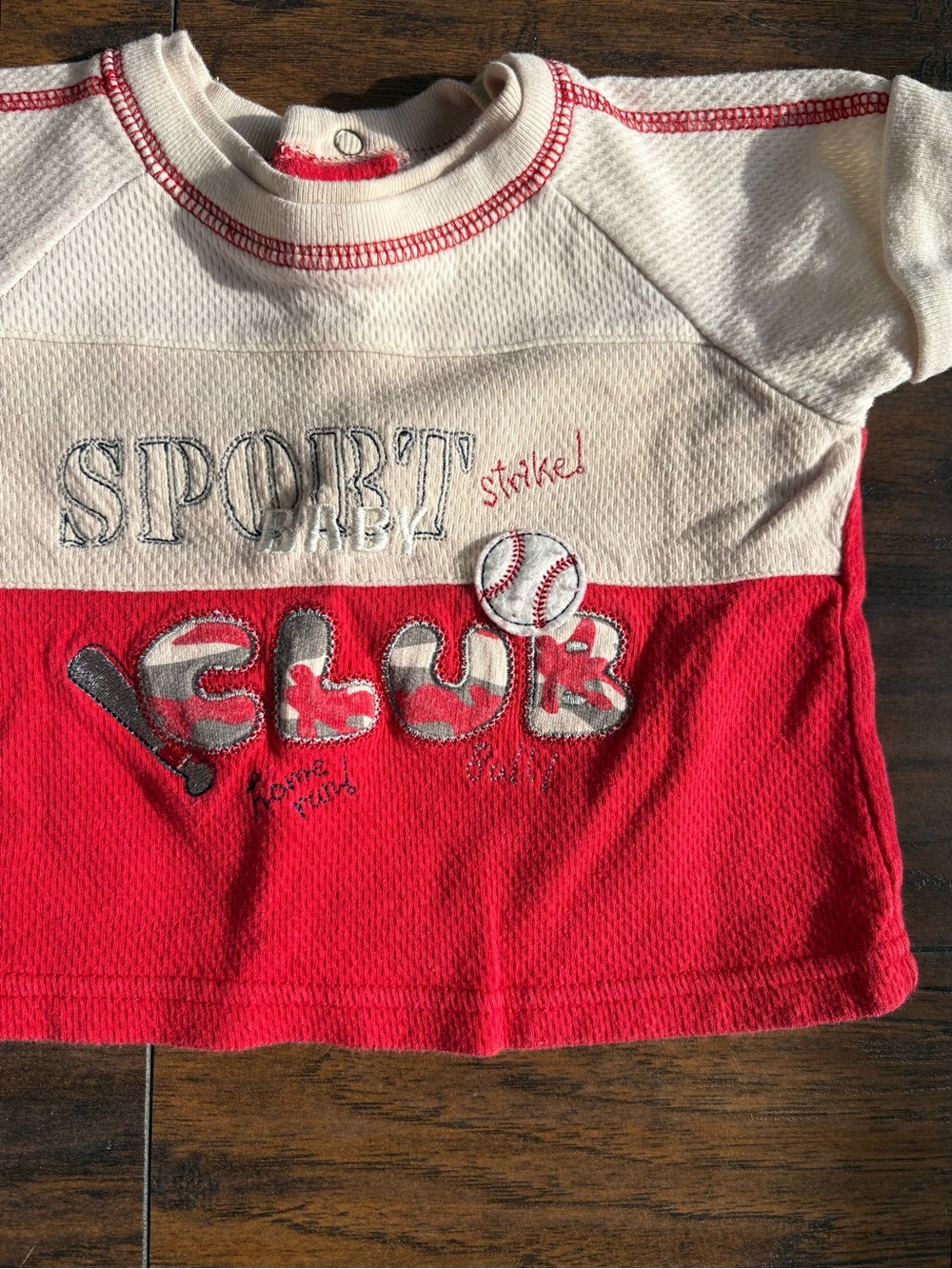 Vintage Baby Okie Dokie Baseball Shirt 3-6M